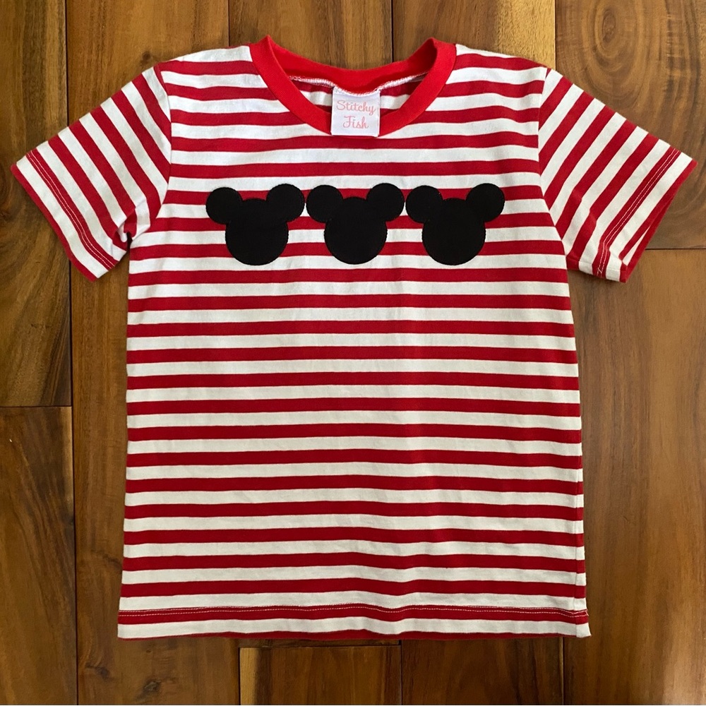 Stitchy Fish Boutique Kid's Mickey Mouse T Shirt Size 5